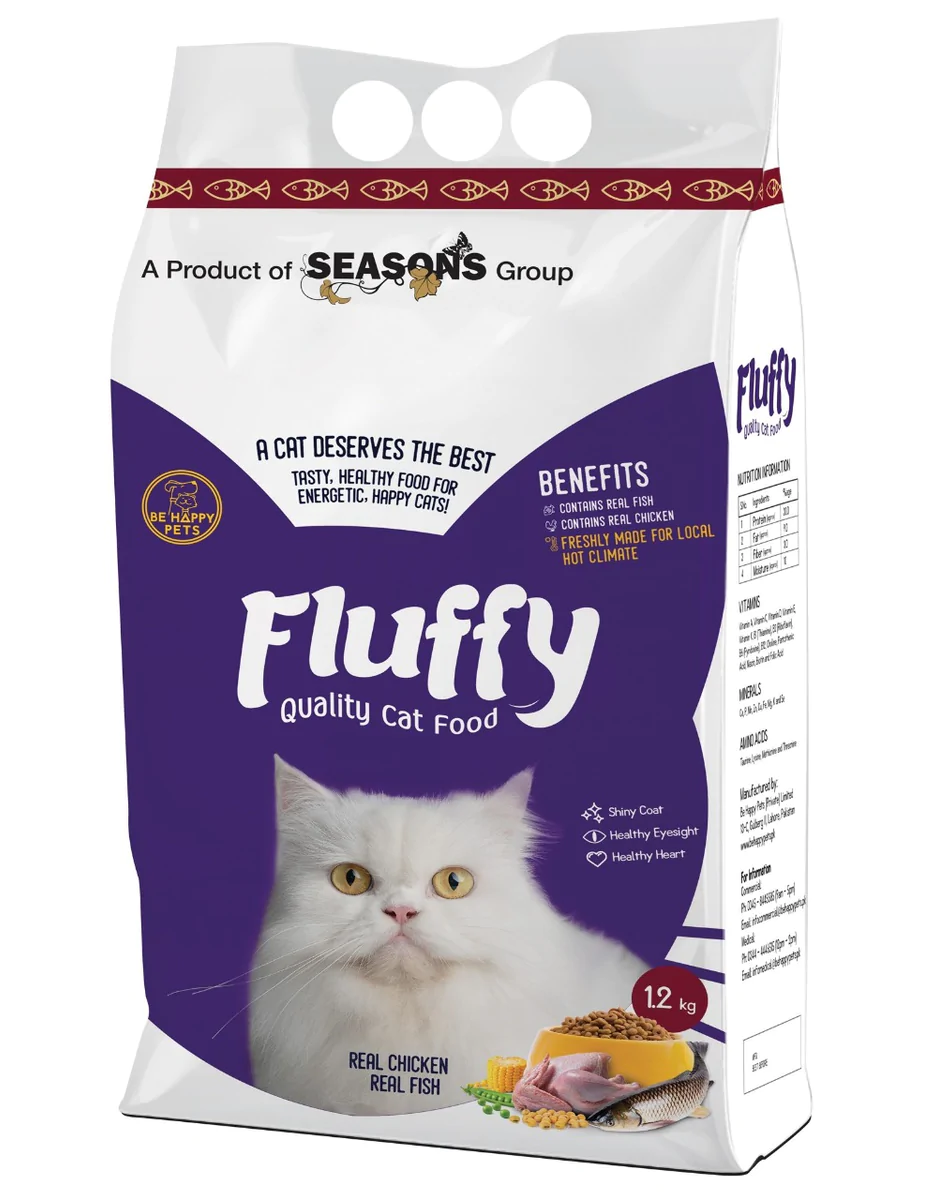 FLUFFY 1.2KG CAT FOOD RS 790